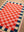 Lizzie Pink & Red Chequered Recycled Area Rug