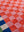Lizzie Pink & Red Chequered Recycled Cotton Large Rug