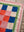 Lizzie Pink & Red Chequered Recycled Cotton Extra Large Rug