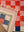 Lizzie Pink & Red Chequered Recycled Area Rug