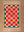 Lizzie Pink & Red Chequered Recycled Accent Rug