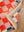 Lizzie Pink & Red Chequered Recycled Runner Rug
