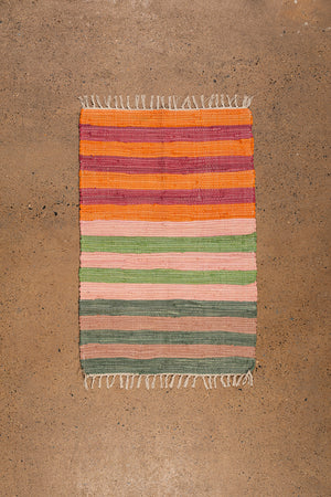 Stripe Trio Small Recycled Rug