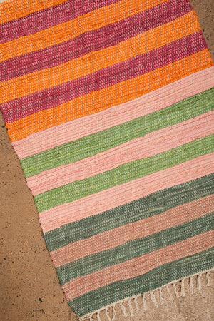 Stripe Trio Small Recycled Rug