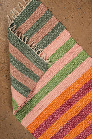 Stripe Trio Small Recycled Rug