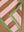 Pink & Ochre Striped Small Recycled Rug