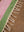 Pink & Ochre Striped Recycled Runner Rug