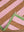 Pink & Ochre Striped Recycled Runner Rug