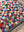 Vintage Moroccan Boucherouite Triangle Rug - (01)