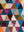 Vintage Moroccan Boucherouite Triangle Rug - (01)