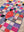 Vintage Moroccan Boucherouite Checkered Rug - (04)
