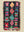 Vintage Moroccan Black Boucherouite Rug - (11)