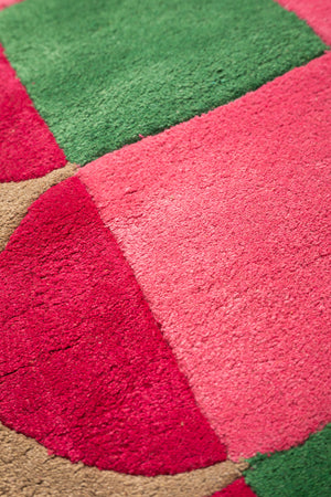 Folly Check & Scallop Recycled Area Rug