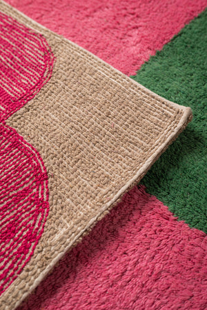 Folly Check & Scallop Recycled Cotton Rug