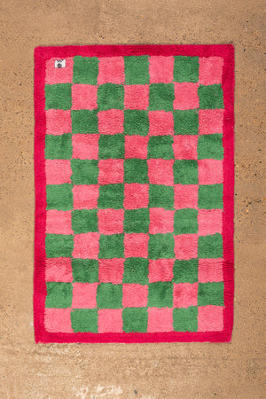 Folly Check Recycled Accent Rug