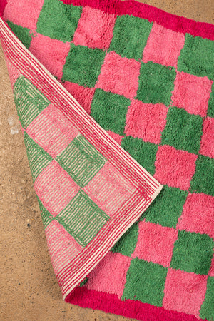 Folly Check Recycled Accent Rug
