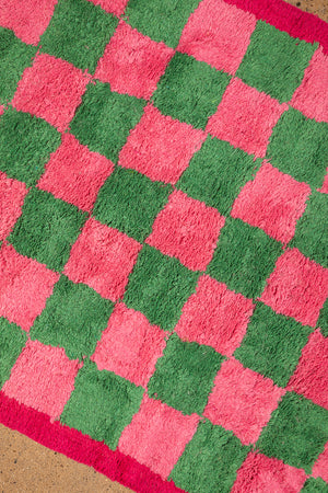 Folly Check Recycled Accent Rug
