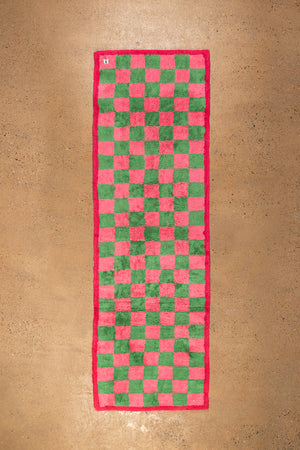 Folly Check Recycled Runner Rug