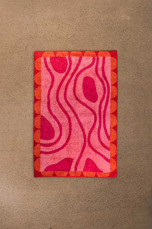 Delphine Abstract Recycled Cotton Rug