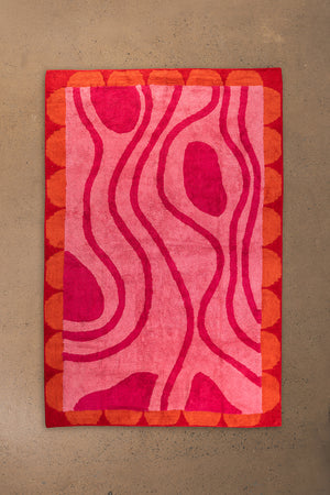 Delphine Abstract Recycled Cotton Rug