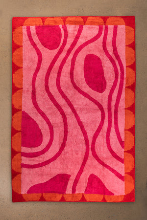 Delphine Abstract Recycled Cotton Rug