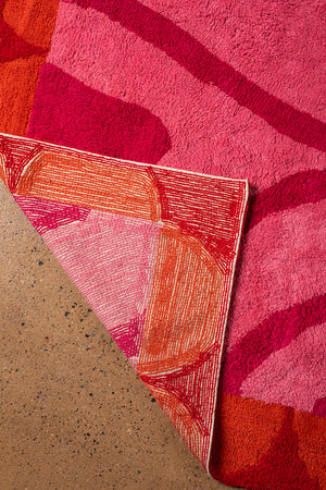 Delphine Abstract Recycled Cotton Rug