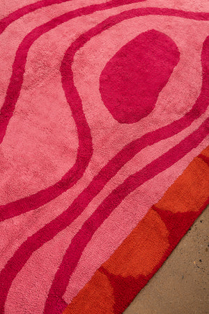 Delphine Abstract Recycled Cotton Rug
