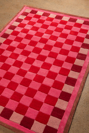Pippin Chequered Recycled Area Rug