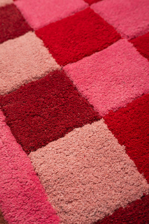 Pippin Chequered Recycled Area Rug