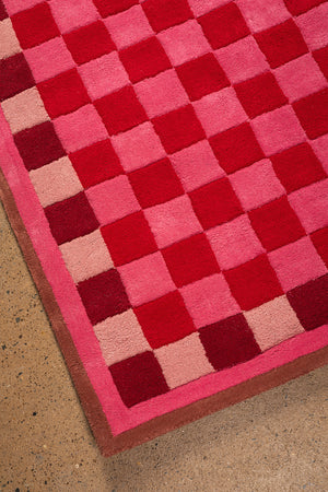 Pippin Chequered Recycled Area Rug