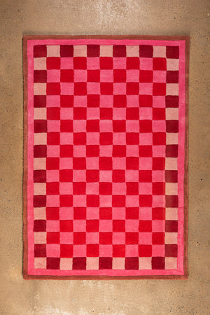 Pippin Chequered Recycled Area Rug