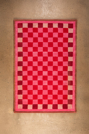 Pippin Chequered Recycled Area Rug