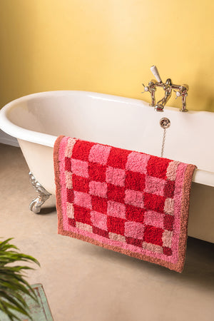 Pippin Chequered Recycled Accent Rug