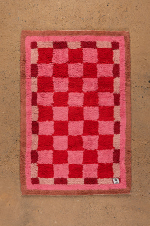 Pippin Chequered Recycled Accent Rug