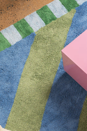 Jester Striped Recycled Cotton Rug