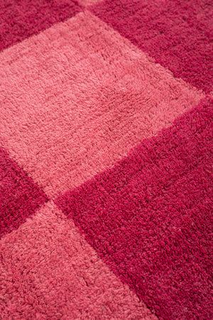 Pixie Check & Scallop Recycled Cotton Rug