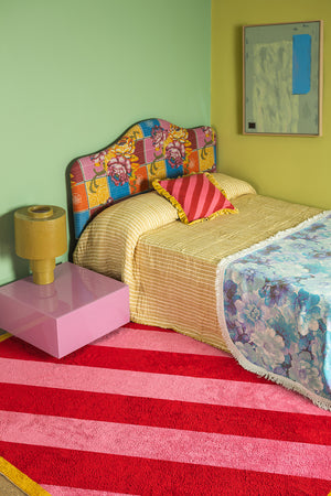 Flossie Striped Recycled Cotton Rug