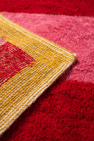 Flossie Striped Recycled Cotton Rug