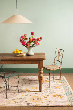 Luella Hand-Cut Pile Wool Area Rug