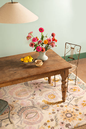 Luella Hand-Cut Pile Wool Area Rug