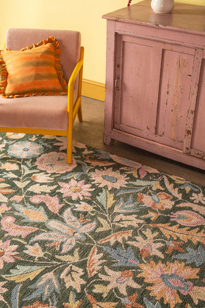 Rowena Loop Pile Wool Area Rug