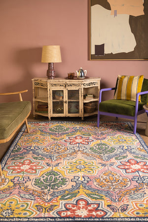 Annette Loop Pile Wool Area Rug