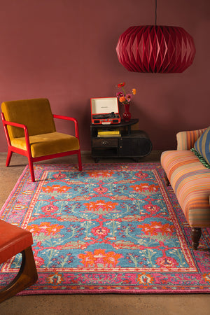 Theda Loop Pile Wool Area Rug