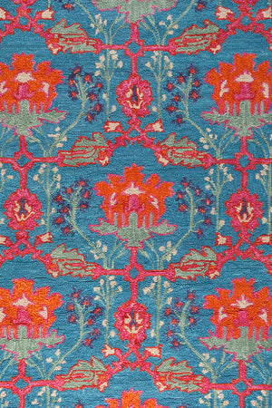 Theda Loop Pile Wool Area Rug