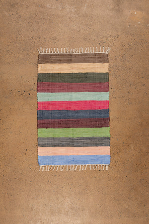 Carnival Stripe Small Recycled Rug