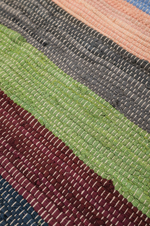 Carnival Stripe Small Recycled Rug