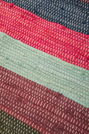 Carnival Stripe Small Recycled Rug