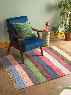 Carnival Stripe Medium Recycled Rug