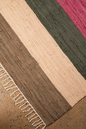 Carnival Stripe Extra Large Recycled Rug