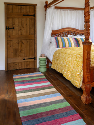 Carnival Stripe Recycled Runner Rug
